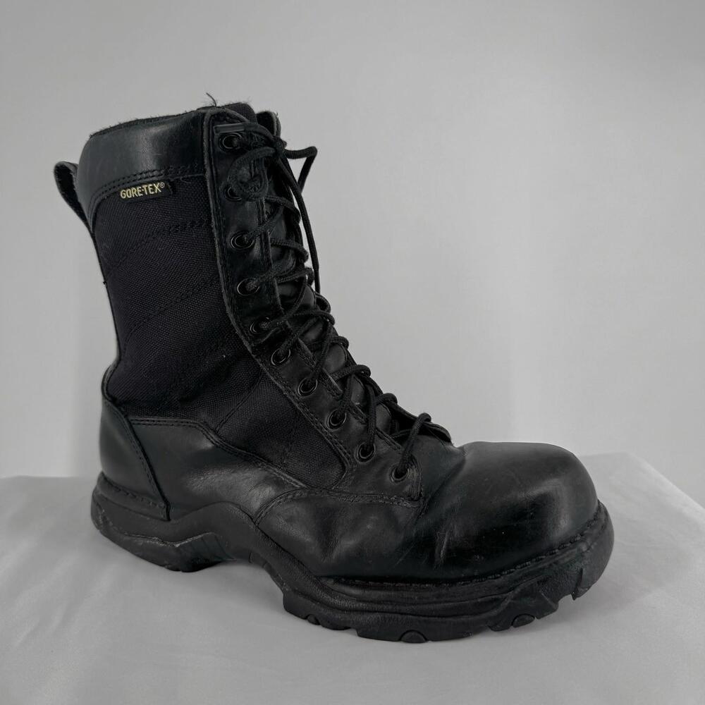 Danner boots mens 9 black leather gore tex stiker torrent 8 in tactical military